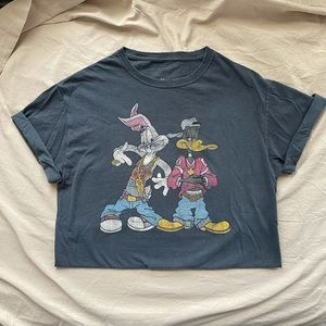 Vintage Looney Toons Bugs Bunny and Daffy Duck graphic tee shirt